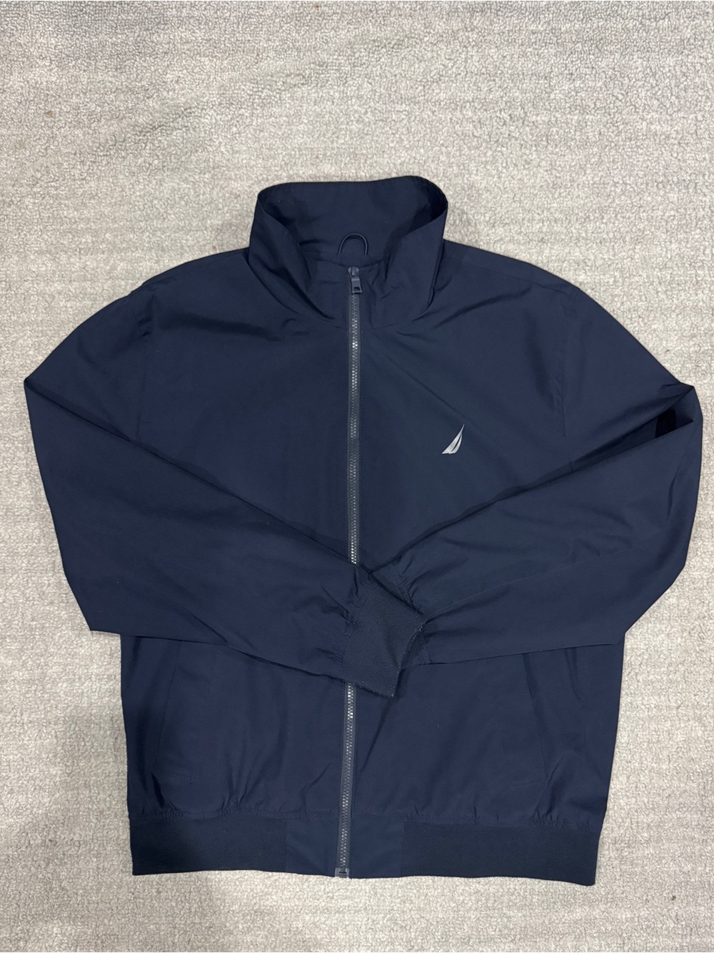 Nautica Men's Navy Full-Zip Windbreaker Jacket